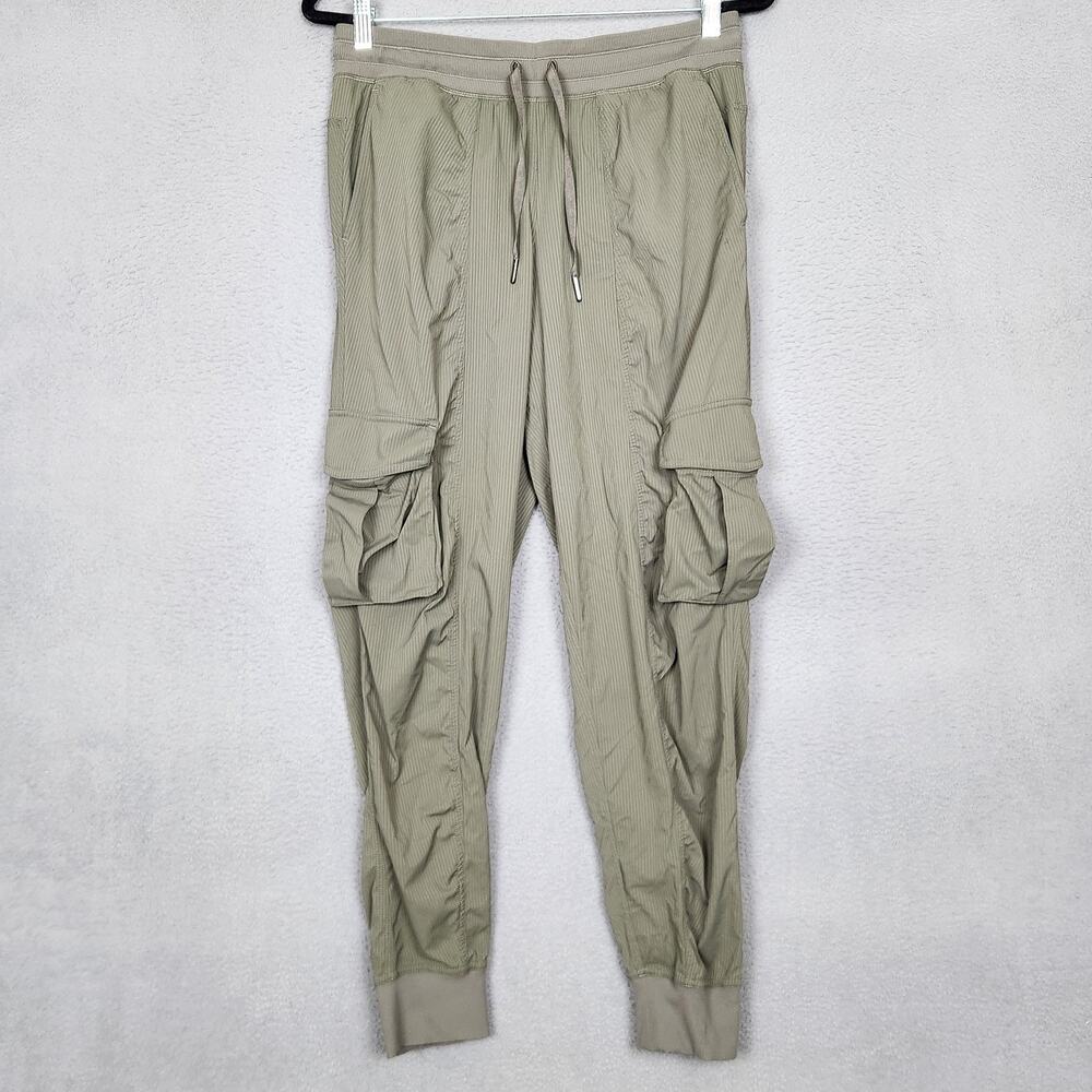 Lululemon Dance Studio Cargo Jogger Pants Womens Medium Green Athleisure LW5GICS